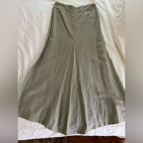 Linen/silk SaraSturgeon skirt size 3 - Picture 2 of 8